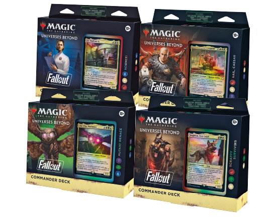 Magic the Gathering: Fallout Commander Decks Set of 4 – Hyper Collectibles