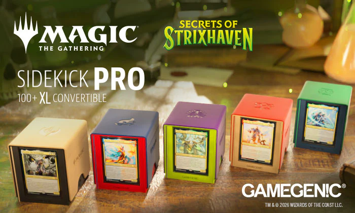 MTG: Secrets Of Strixhaven (SOS) - Gamegenic Sidekick Pro 100+ XL Convertible Deck Box