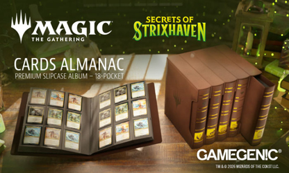 MTG: Secrets Of Strixhaven (SOS) - Gamegenic Cards Almanac Premium Slipcase Album 18-Pocket