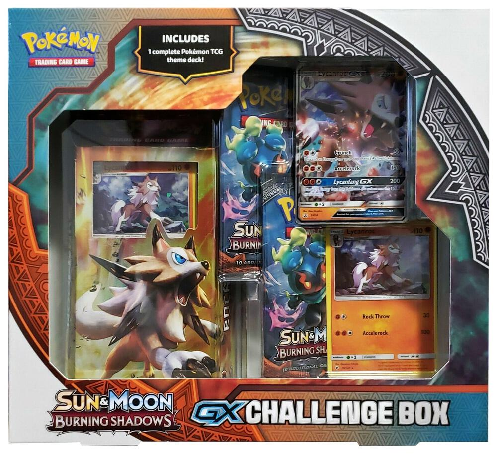 Pokemon GX Challenge Box Burning Shadows Sun Moon