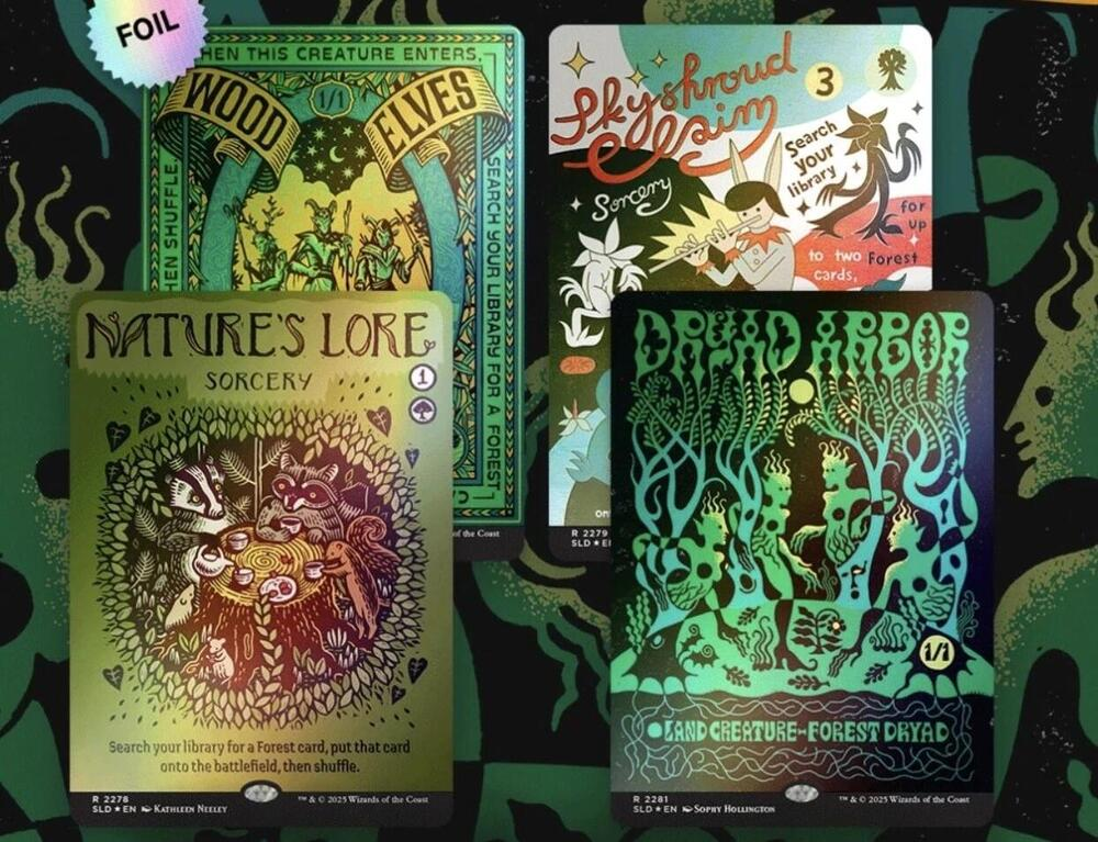MTG Secret Lair Prints Charming Traditional Foil Edition