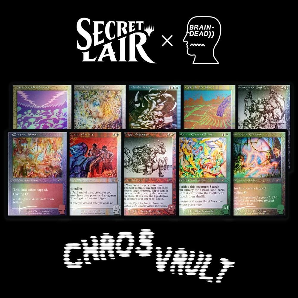 MTG Secret Lair Brain Dead New Earth Mentality Traditional Foil Edition