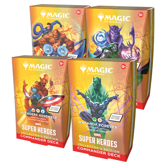 (Pre-Order) Magic the Gathering: Marvel Super Heroes - Collector Commander Decks