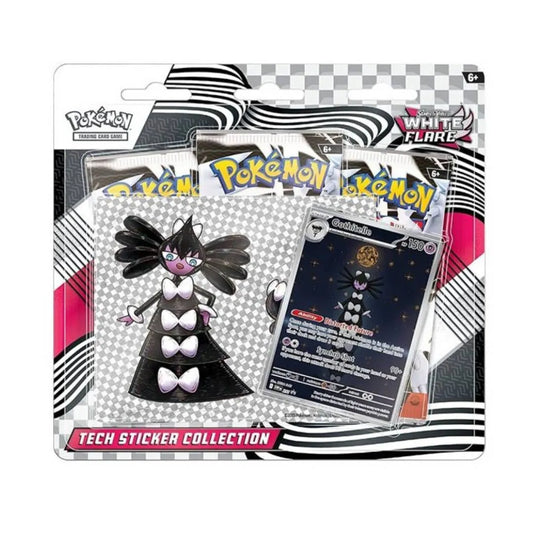 White Flare Tech Sticker Collection Gothitelle
