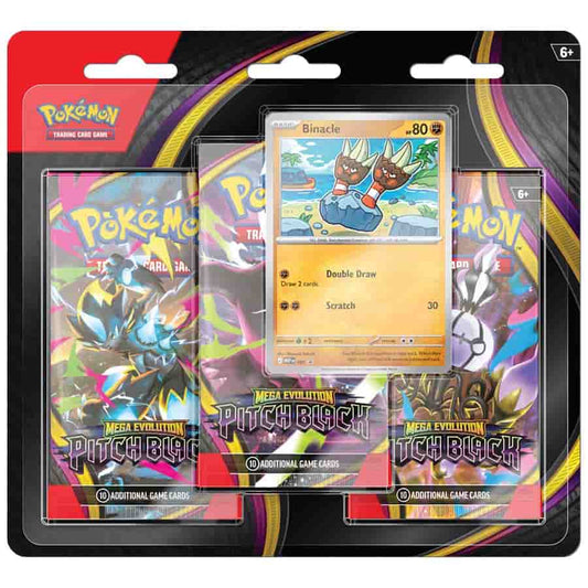 (PreOrder) Pokemon: Pitch Black (ME05) - 3-Pack Blister
