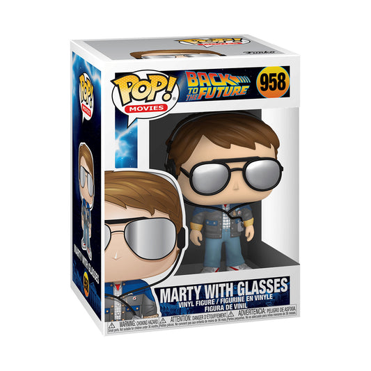 Funko Pop! Vinyl: Back to the Future - Marty with Glasses #958