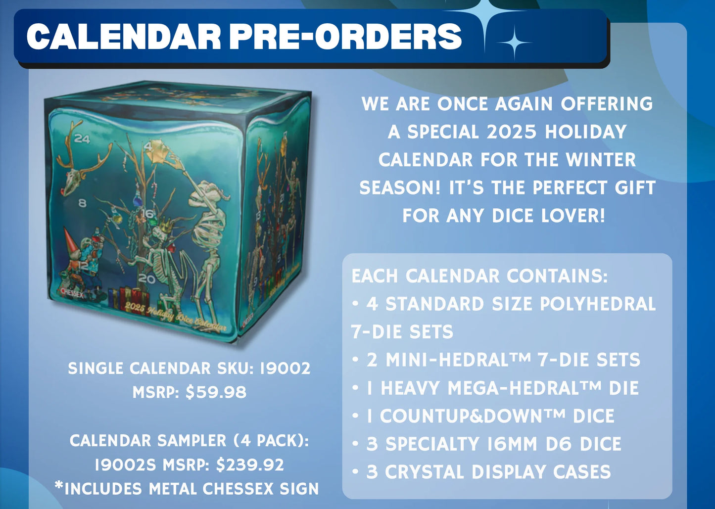 Chessex Advent Calendar (2025)
